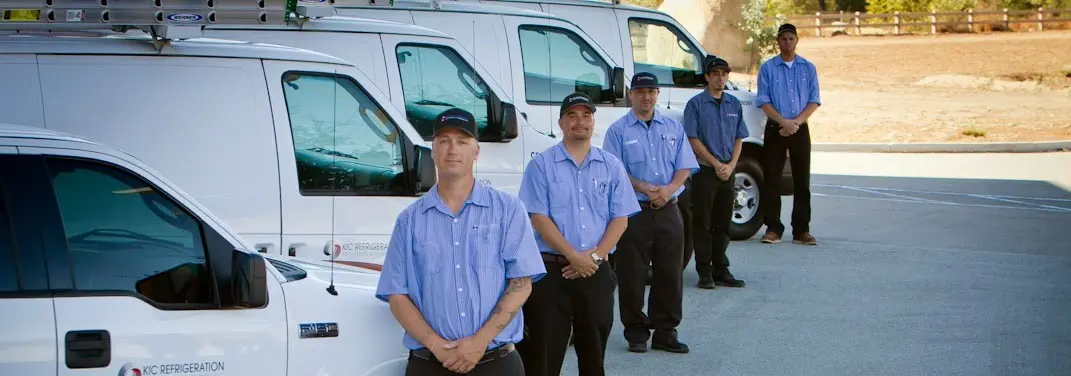 KIC Refrigeration crew ready for Mini Split Repair jobs across San Diego Country Estates